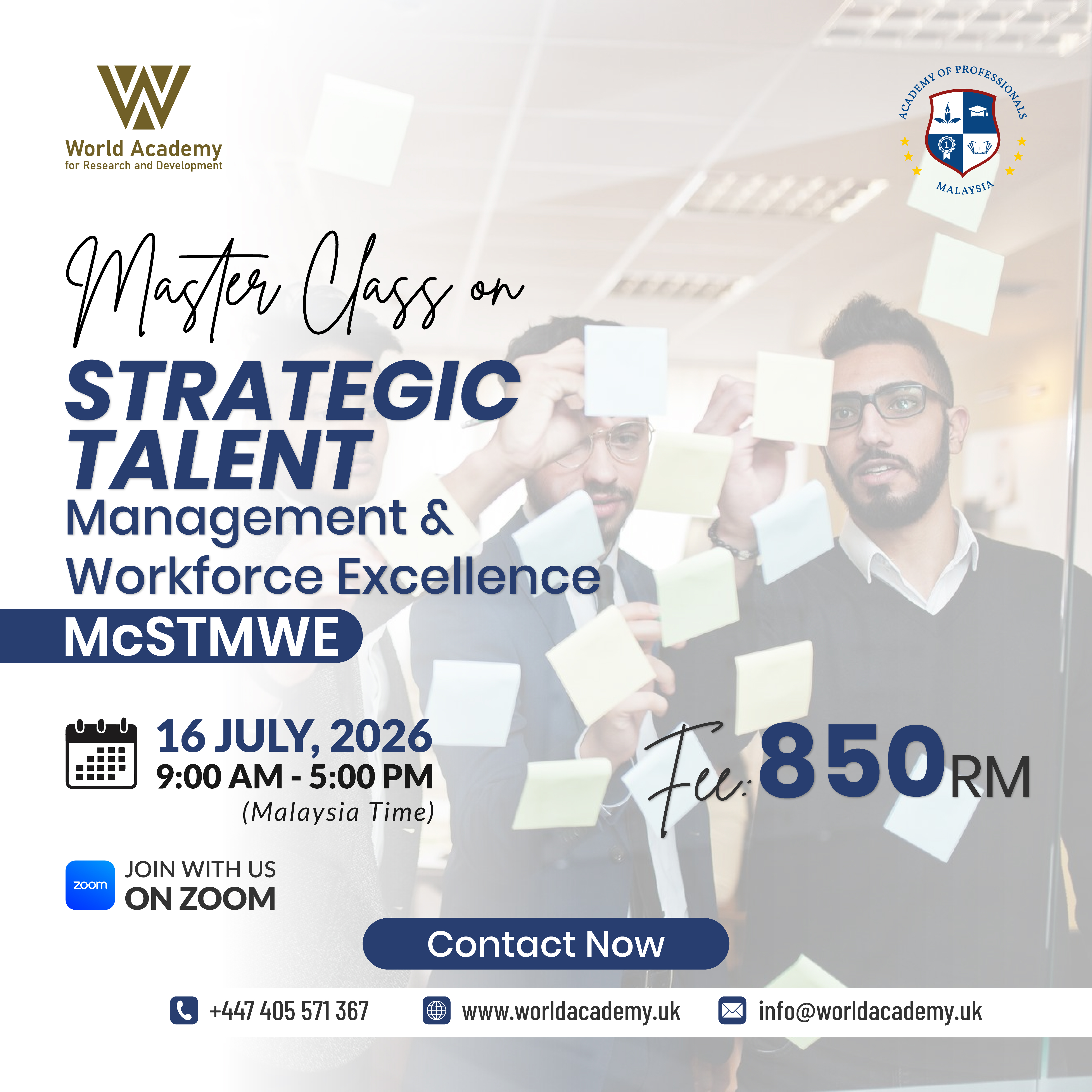 Master Class on Strategic Talent Management & Workforce Excellence (McSTMWE)