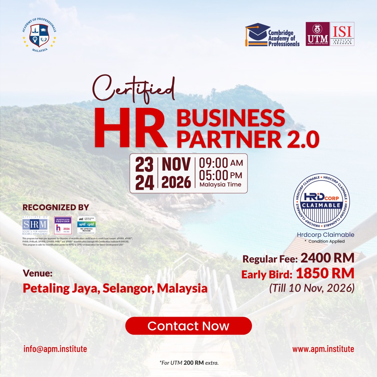 Certified HR Business Partner 2.0 (CHRBP)